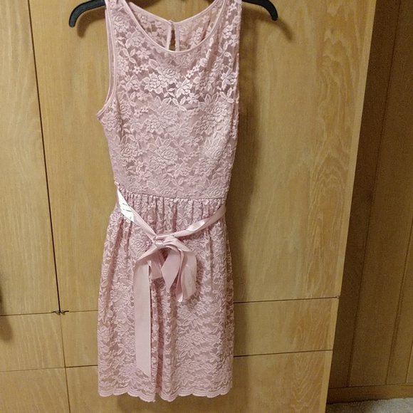 Simply Liliana Dresses & Skirts - Light Pink Lace Formal Dress - Size 10